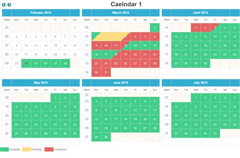 Availability Booking Calendar PHP   PHP Script
