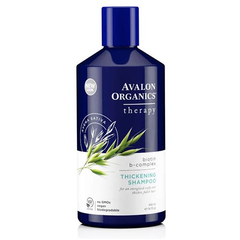Avalon Organics, Thickening Shampoo, Biotin B Complex ...