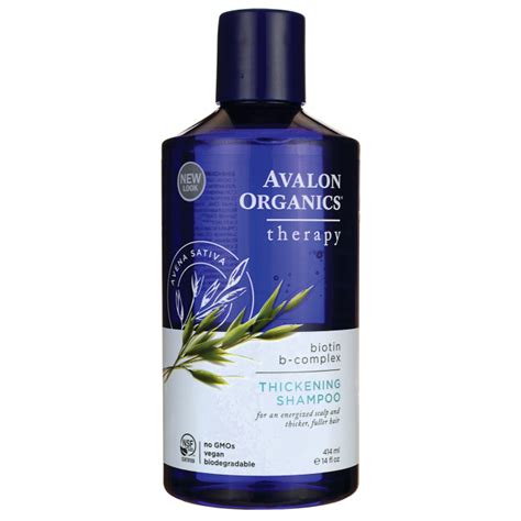 Avalon Organics Thickening Shampoo Biotin B Complex ...