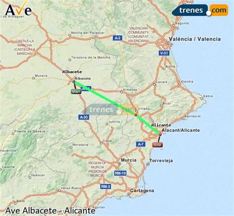 AVE Albacete Alicante baratos, billetes desde 8,25 ...