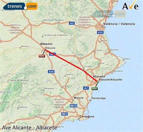 AVE Alicante Albacete baratos, billetes desde 8,25 ...