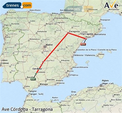 AVE Córdoba Tarragona baratos, billetes desde 30,25 ...