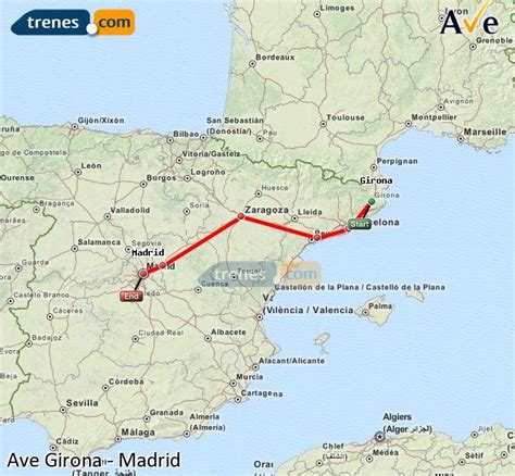 AVE Girona Madrid baratos, billetes desde 52,20 €   Trenes.com