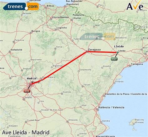 AVE Lleida Madrid baratos, billetes desde 28,05 €   Trenes.com