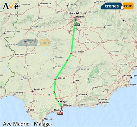 AVE Madrid Málaga baratos, billetes desde 48,20 € Trenes.com