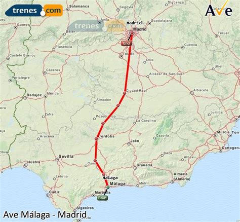 AVE Málaga Madrid baratos, billetes desde 73,10 €   Trenes.com