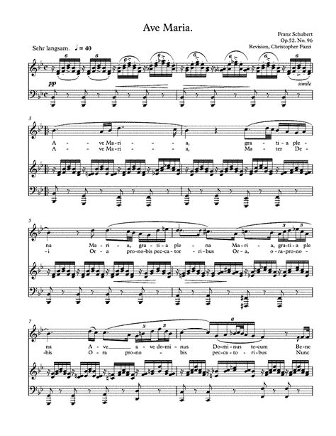 Ave Maria, D.839  Schubert, Franz    IMSLP/Petrucci Music ...