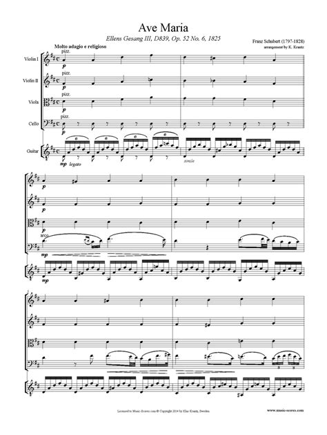 Ave Maria Franz Schubert Guitar Sheet Music   franz ...