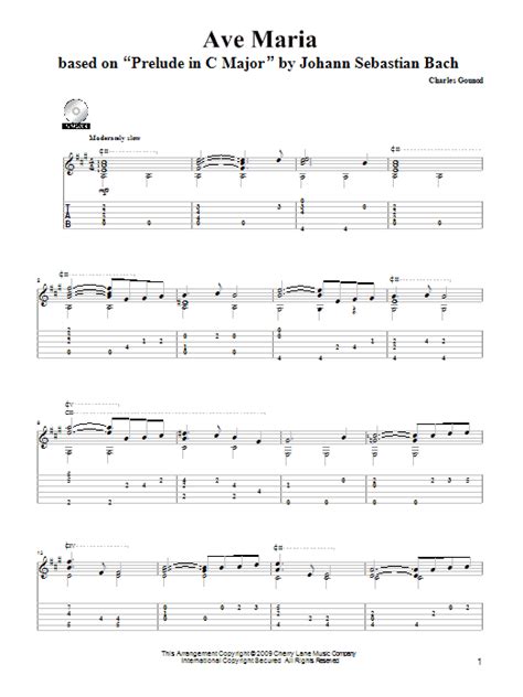 Ave Maria Guitar Tab by Charles Gounod  Guitar Tab – 82802