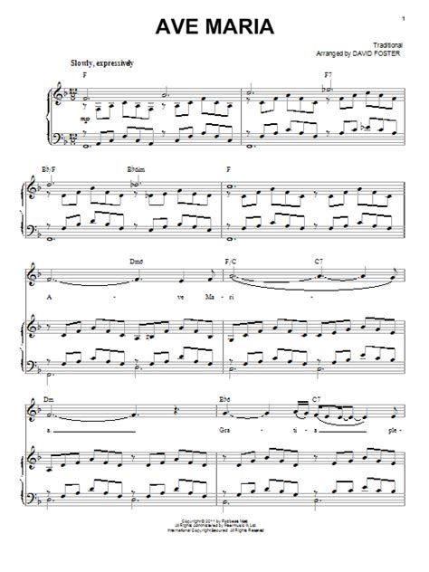 Ave Maria partituras por Michael Buble  Piano y Voz – 86671