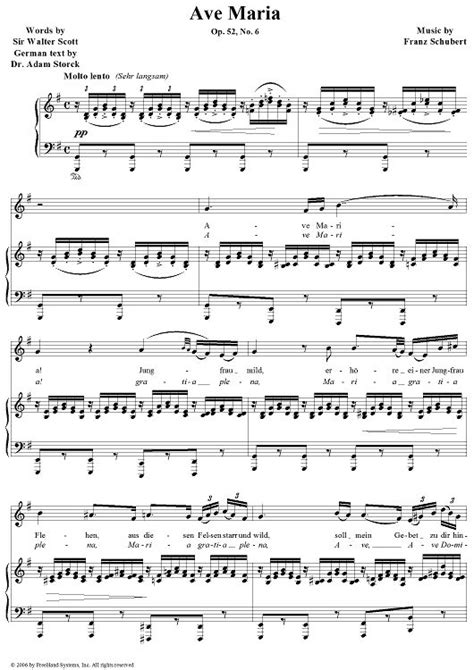 Ave Maria Sheet Music by Franz Schubert | Drums, Health ...