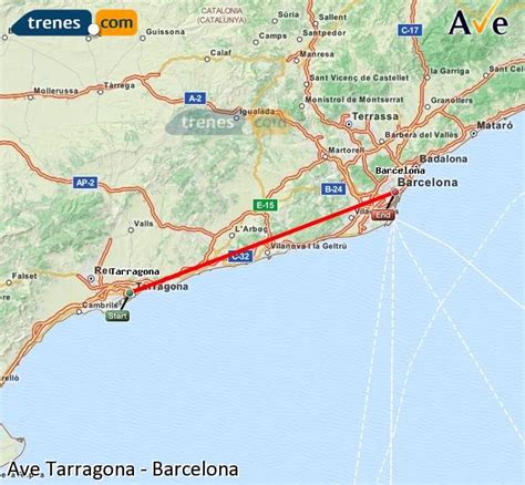 AVE Tarragona Barcelona baratos, billetes desde 16,25 ...