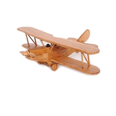 Avion biplano, maqueta Artymon en madera para montar ...