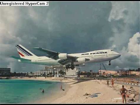 Aviones aterrizando Saint Maarten   YouTube