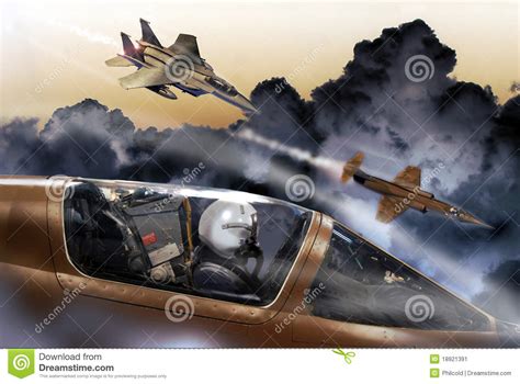 Aviones De Combate Imagen de archivo   Imagen: 18921391