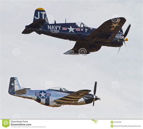 Aviones De La Segunda Guerra Mundial Del Vintage Imagen de ...