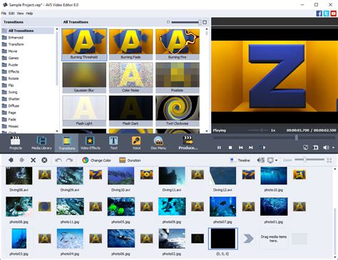 AVS Video Editor   easy video editing software for Windows.