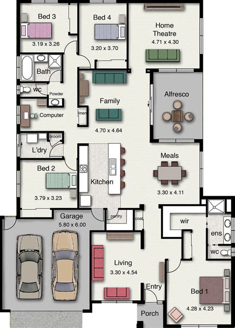 Awesome family home floorplan. Jamieson 285 by Hotondo ...