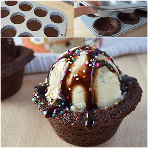 Awesome Ice Cream Brownie Bowl Sundaes   Delightfully Decadent