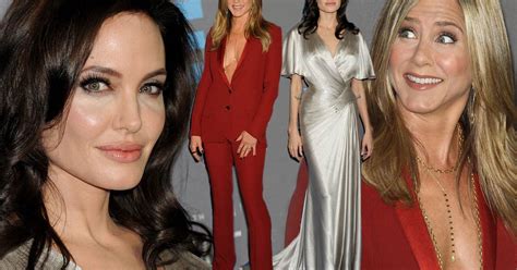 Awkward? Angelina Jolie and Jennifer Aniston hit the ...