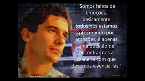 Ayrton Senna Frases Célebres   YouTube