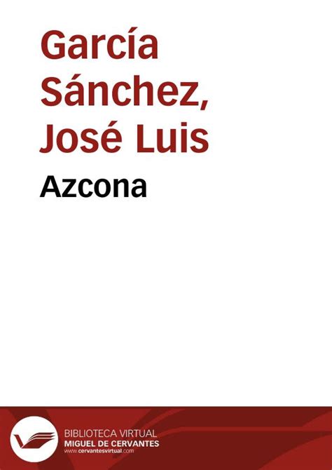 Azcona / José Luis García Sánchez | Biblioteca Virtual ...