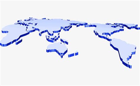 Azul Mapa Del Mundo, Mapa, Global, Los Cinco Continentes ...