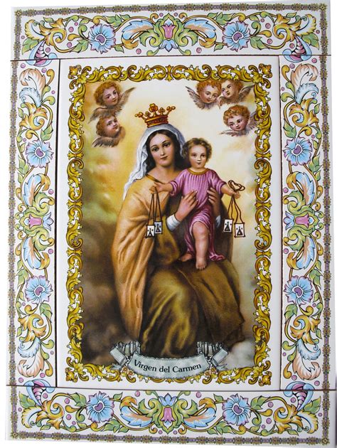 Azulejo Virgen del Carmen   RUSTILUZ