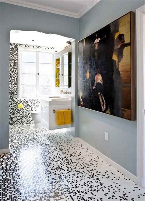 Azulejos modernos para baños: azulejos pixelados