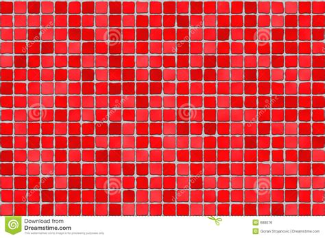Azulejos Rojos   Mosaico Imagen de archivo libre de ...