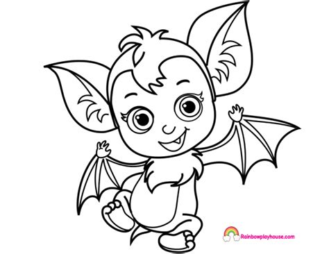 Baby Nosy Bat Vampirina Printable Coloring Page | Cute ...