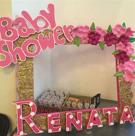 Baby shower niña marco para fotos | Chachi baby shower ...