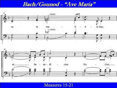 Bach Gounod Soprano Ave Maria Score.wmv   YouTube