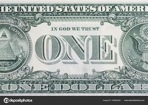 Back side of the one American dollar — Stock Photo ...