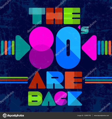 Back to the 80 s. Retro style 80s disco design neon. 80s ...