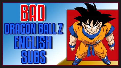 Bad Dragon Ball Z English Subs   YouTube
