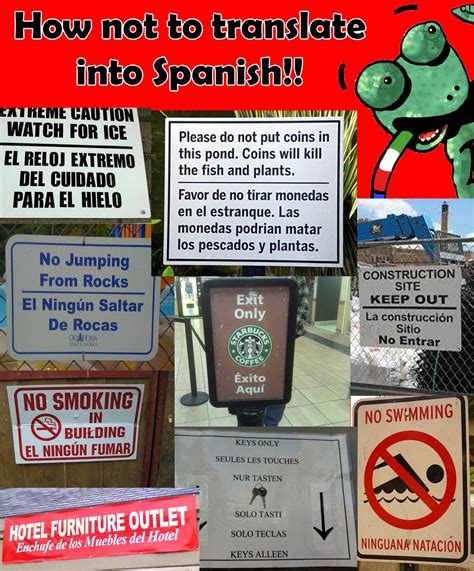 Bad Spanish translations! | Funny | Pinterest