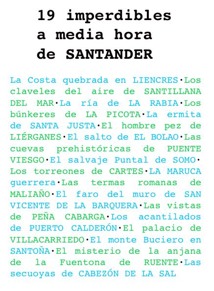 Bájate el ebook  19 imperdibles a media hora de Santander ...