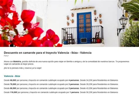 Balearia: opiniones y ofertas de viajes a Ibiza, Denia o Ceuta
