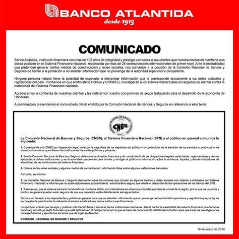 Banco Atlántida rechaza acusaciones sobre lavado de dinero ...
