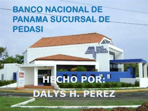 Banco Nacional de Panama sucursal de Pedasi