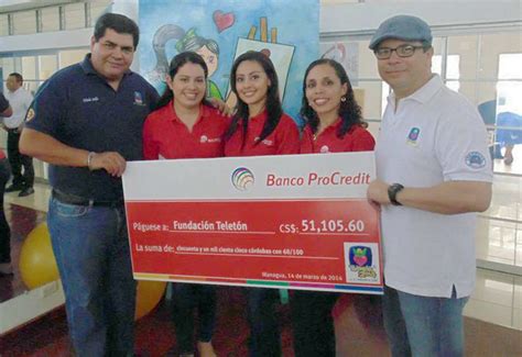 Banco ProCredit y sus colaboradores donaron al Teletón 2014