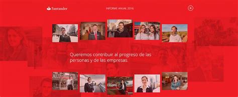 Banco Santander presenta su Memoria Online Santander 2016
