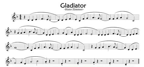 Banda Sonora   Gladiador  Hans Zimmer  | Partituras para ...