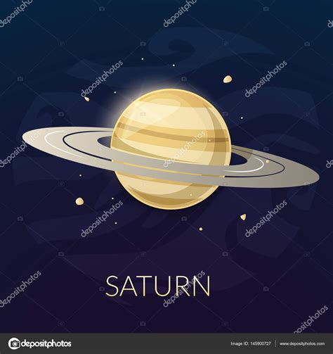 Bandeira do planeta Saturno — Vetor de Stock © meowudesign ...