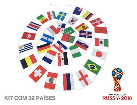 Bandeiras Países da Copa do Mundo 2018