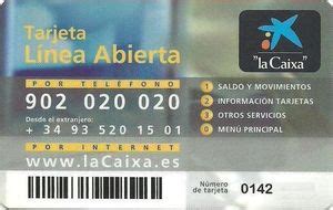 Bank Card: “la Caixa” Tarjeta Línea Abierta   17049/12.03 ...