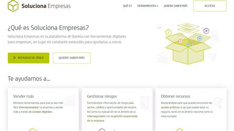 Bankia lanza  Soluciona Empresas , una plataforma digital ...