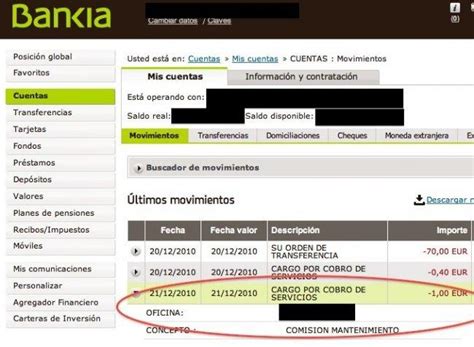 Bankia sólo adapta sus comisiones al resto de las cajas de ...