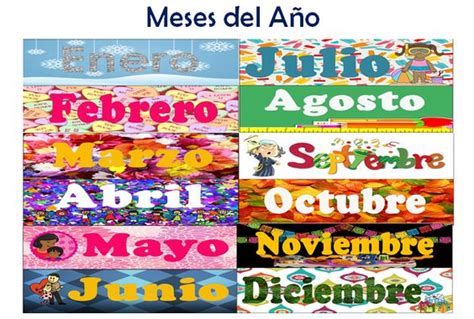 Banners meses del año en español , Months of the year ...